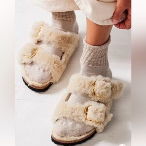 Birkenstock Arizona Big Buckle Teddy Sandals